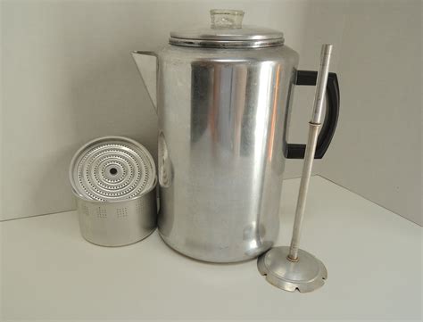 Percolator 20 Cup Stove Top Coffee Pot Coffee Maker Etsy
