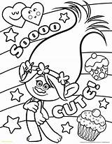 Trolls Coloring Pages Dreamworks Getcolorings sketch template