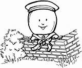 Humpty Dumpty Coloring Pages Gif sketch template