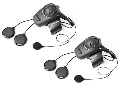 sena smh bluetooth headset dual pack wired mic revzilla