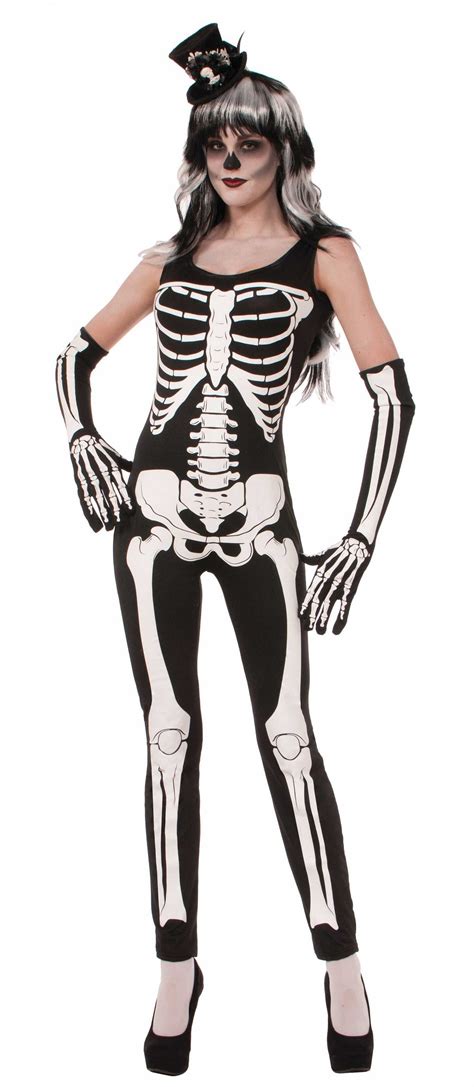 Adult Sexy Skeleton Print Women Bodysuit 19 99 The