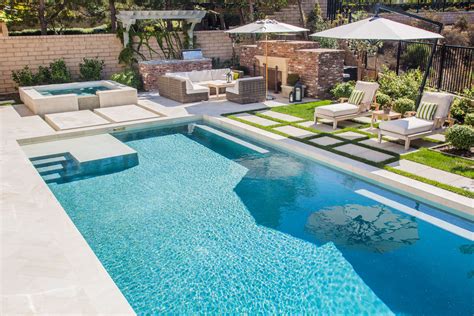 inground pool  san diego water feature  pool builders