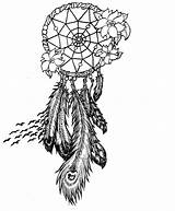 Dream Catcher Dreamcatcher Tattoo Coloring Pages Drawing Catchers Moon Owl Print Deviantart Drawings Tattoos Coloringtop Designs Mandala Adults Adult Colouring sketch template
