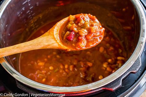 pressure cooker  bean chili