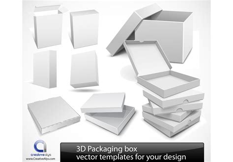 packaging box vector templates   design   vector art stock graphics