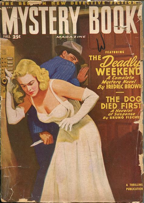 mystery book pulp covers