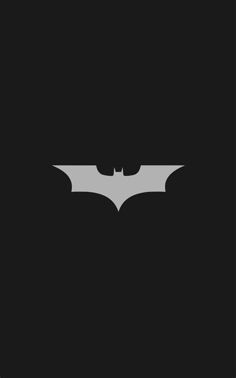 wallpaper batman logo minimalism portrait display