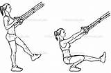 Trx Pistol Leg Single Squats Exercise Workoutlabs Guide Equipment sketch template
