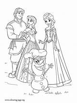 Coloring Pages Frozen Colouring Disney Anna Printable Olaf Kids Movie Elsa Sheets Sheet Book Print Gif Kleurplaat Ana Happy Colour sketch template