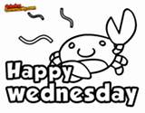 Wednesday Coloring Happy Pages Wacky Days Week Friday Tuesday Coloringcrew Monday Template sketch template