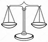 Justice Scales Scale Drawing Balance Weighing Stock Clip Vector Isolated Background Coloring Gavel Royalty Judges Getdrawings Template Illustration Sketch sketch template