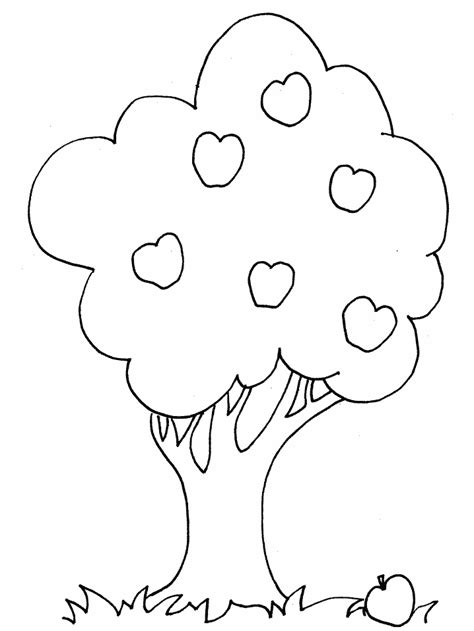 tree trees coloring pages coloring book