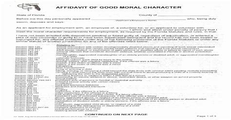 affidavit  good moral character  good moral characterpdf