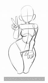 Anime Mannequin Drawing Pose Getdrawings Bases sketch template