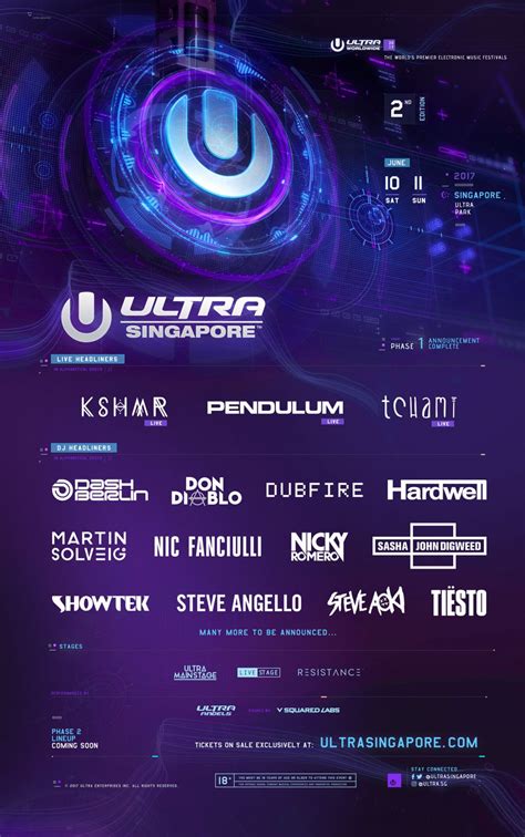 ultra singapore 2017 phase one lineup announced edm identity
