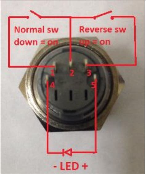 pin push button switch  led ac wiring question valuable tech notes