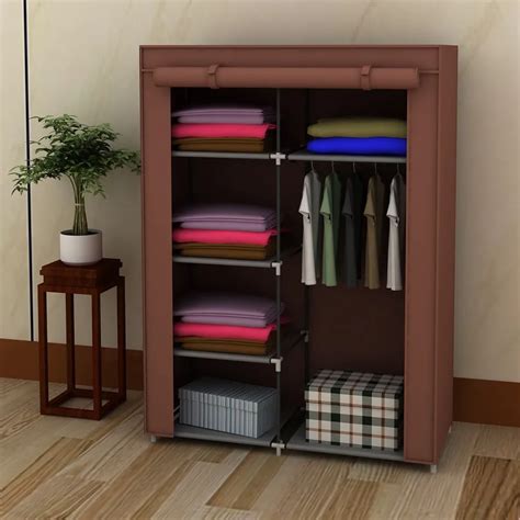 portable home cloth wardrobe furniture storage closet organizer