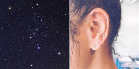Constellation Ear Piercing Trend — Cool Earring Ideas