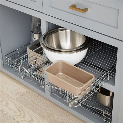 lynk chrome pull out cabinet drawers cheap and easy ways you can