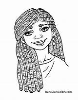 Coloring Pages Girl American Sheets Girls African Kids Color Boys Hair Magic Afro Printable Boy Book People Dreads Natural Beautiful sketch template