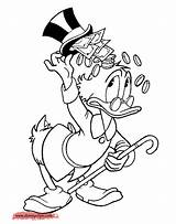 Coloring Scrooge Pages Ducktales Duck Uncle Dagobert Printable Money Disney Mcduck Sheets Cartoon Donald Kids Outline Giving Problems Dewey Louie sketch template