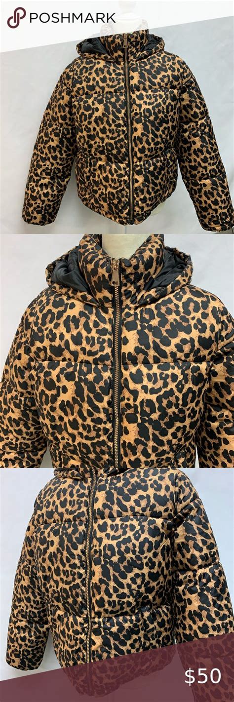 ci sono los angeles leopard puffer jacket jackets puffer jackets
