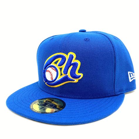 charros de jalisco  era  royal blue  team logo fifty fitted hat fitted hats hats