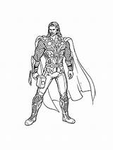 Thor Coloring Pages Printable sketch template