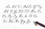 Copperplate Handwriting Caligrafia Caligraphy Tipuri Penmanship sketch template