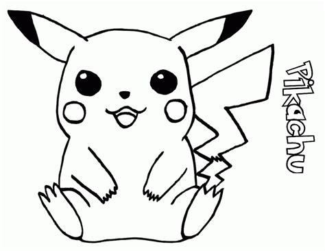 printable pikachu coloring pages  kids pokemon coloring pages