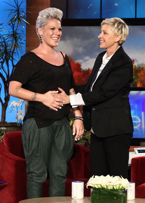 Pink Confirms Her Pregnancy With Ellen Degeneres Popbytes