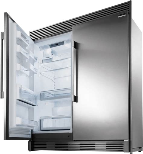 frigidaire professional stainless steel refrigerator freezer combo trim