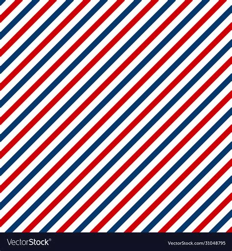 red  blue diagonal lines seamless pattern vector image