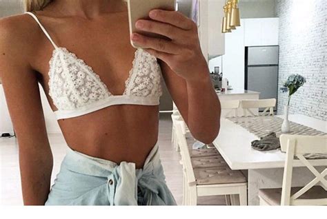 sexy lace bralette for women sheer black and white flowers rebel style shop