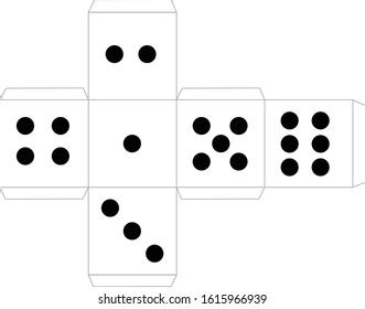 printable dice template  dots deriding polyphemus