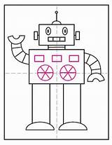 Robot Draw Add Lines sketch template