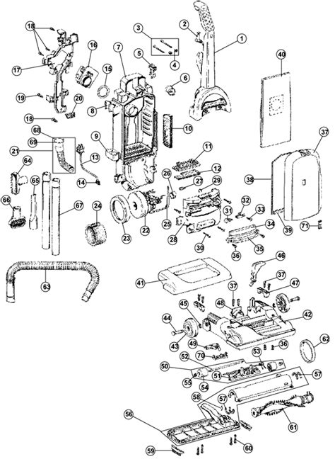 hoover windtunnel  series parts diagram wiring diagram pictures