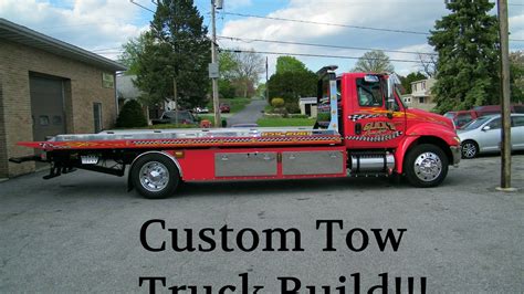 custom tow truck build youtube