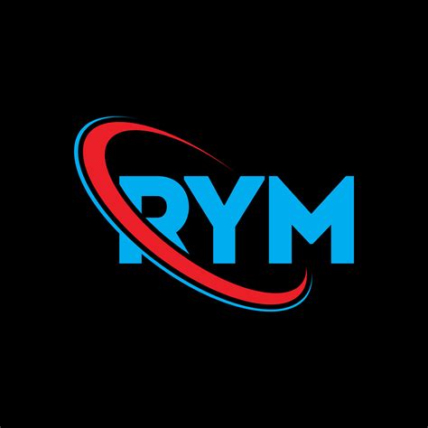 rym logo rym letter rym letter logo design initials rym logo linked  circle  uppercase