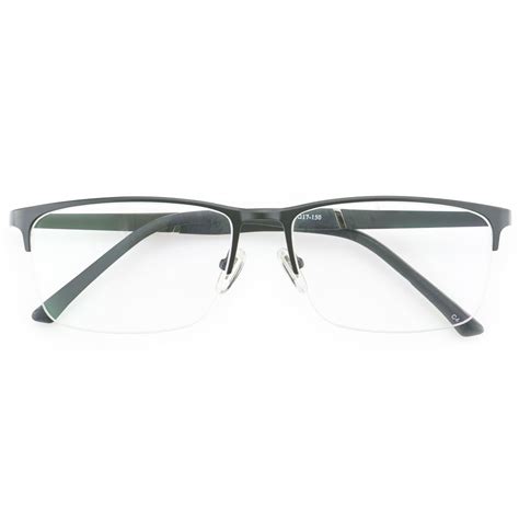 F1008 Rectangle Black Eyeglasses Frames Leoptique