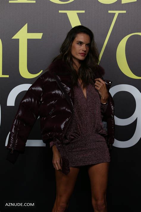 Alessandra Ambrosio At The Moncler Genius Presentation Front Row Fall
