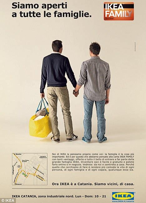 we are open to all families ikea provokes outrage in italy after creating advert with gay
