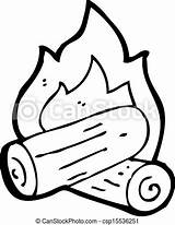 Fire Wood Clipart Cartoon Logs Coloring Template Pages Sketch Clipground sketch template