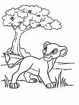 Coloring Lion King Pages Printable Kids sketch template