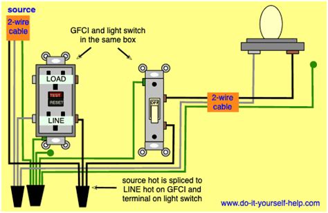 peerless interrupter switch wiring gfci
