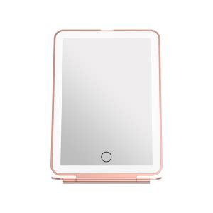 ipad mini makeup mirror  light mah built  battery portable travel   mirror led