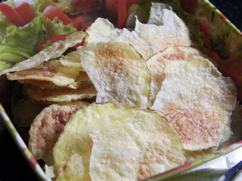 chips in de magnetron rice paper chips quick pickles