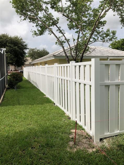 shadowbox vinyl semi privacy fence fence wholesale