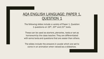 aqa language paper  question  answers curvelearncom engh aqa