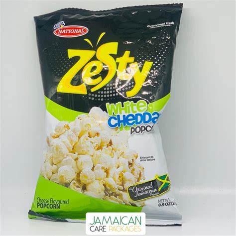 zesty cheddar popcorn bundle   jcpmart jamaican care packages